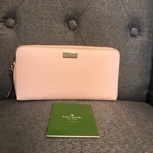 Kate Spade large zip around wallet brand new!